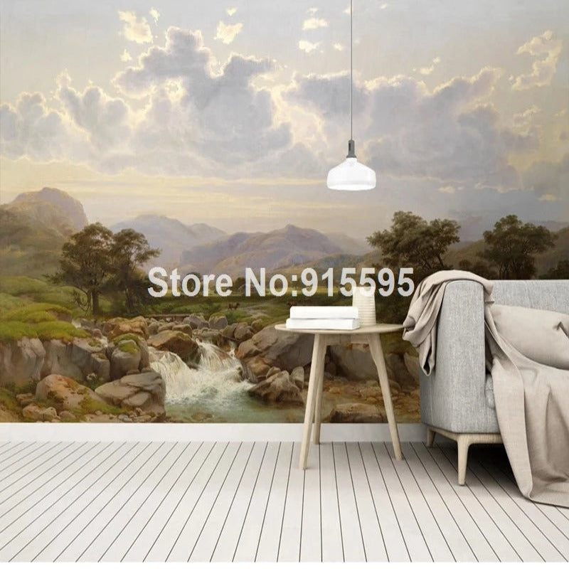 Forestic Nature Landscape 3D Wallpaper SKU# WAL0436